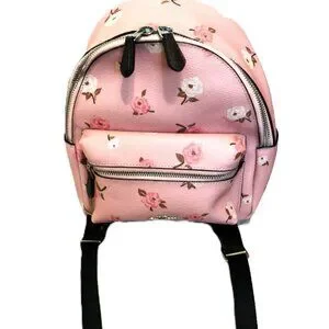 Coach | Bags | Coach Charlie Backpack Pink Peony Like New  display picture 2